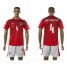 Austria #4 Hinteregger Red Home Soccer Country Jersey