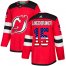 Adidas New Jersey Devils #15 Jamie Langenbrunner Red Home Authentic USA Flag Stitched NHL Jersey