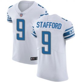 Nike Detroit Lions #9 Matthew Stafford White Mens Stitched NFL Vapor Untouchable Elite Jersey