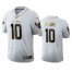 Houston Texans #10 DeAndre Mens Nike White Golden Edition Vapor Limited NFL 100 Jersey