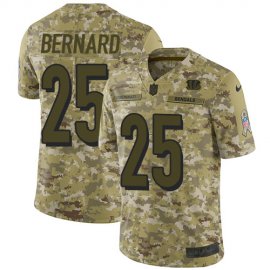 Nike Cincinnati Bengals #25 Giovani Bernard Camo Youth Stitched NFL Limited 2018 Salute to Service Jersey