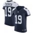 Nike Dallas Cowboys #19 Amari Cooper Navy Blue Thanksgiving Mens Stitched NFL Vapor Untouchable Throwback Elite Jersey