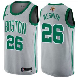 Nike Boston Celtics #26 Aaron Nesmith Gray Youth 2022 NBA Finals Swingman City Edition Jersey Youth