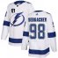 Adidas Tampa Bay Lightning #98 Mikhail Sergachev White 2022 Stanley Cup Final Patch Road Authentic NHL Stanley Cup Final Patch Jersey Mens