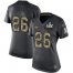 Nike Kansas City Chiefs #26 LeVeon Bell Black Womens Super Bowl LV Bound Stitched NFL Limited 2016 Salute to Service Jersey