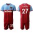 West Ham United #27 Payet Home Soccer Club Jersey