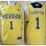 Michigan Wolverines 1 Glenn Robinson III Big 10 Patch Yellow NCAA Basketball Jerseys