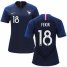 Womens France #18 Fekir Home Soccer Country Jersey