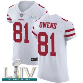 Nike San Francisco 49ers #81 Jordan Matthews White Super Bowl LIV 2020 Mens Stitched NFL Vapor Untouchable Elite Jersey