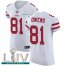 Nike San Francisco 49ers #81 Jordan Matthews White Super Bowl LIV 2020 Mens Stitched NFL Vapor Untouchable Elite Jersey