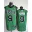 Boston Celtics 9 Rajon Rondo Green Black Number Jersey Cheap