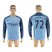 Manchester City #72 Iheanacho Home Long Sleeves Soccer Club Jersey