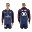 Paris Saint-Germain Personalized Home Long Sleeves Soccer Club Jersey