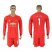 Manchester United #1 De Gea Red Goalkeeper Long Sleeves Soccer Club Jersey