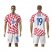 Croatia #19 Badelj Home Soccer Country Jersey