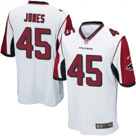 Nike Atlanta Falcons #45 Deion Jones White Youth Stitched NFL Elite Jersey