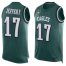 Nike Philadelphia Eagles #17 Alshon Jeffery Midnight Green Team Color Mens Stitched NFL Limited Tank Top Jersey