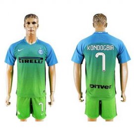 Inter Milan #7 Kondogbia Sec Away Soccer Club Jersey