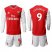 Arsenal #9 Lacazette Red Home Long Sleeves Soccer Club Jersey