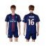 Paris Saint-Germain #16 Trapp Home Soccer Club Jersey