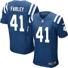 Nike Indianapolis Colts #41 Matthias Farley Royal Blue Team Color Mens Stitched NFL Elite Jersey