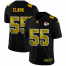 Kansas City Chiefs #55 Frank Clark Mens Black Nike Golden Sequin Vapor Limited NFL Jersey