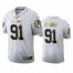 Washington Football Team #91 Ryan Kerrigan Mens Nike White Golden Edition Vapor Limited NFL 100 Jersey