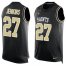 Nike New Orleans Saints #27 Malcolm Jenkins Black Team Color Mens Stitched NFL Limited Tank Top Jersey