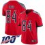 Nike Tennessee Titans #84 Corey Davis Red Mens Stitched NFL Limited Inverted Legend 100th Season Jersey