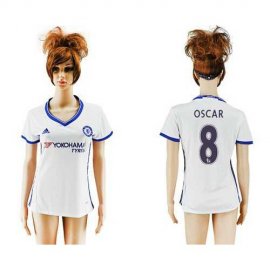Womens Chelsea #8 Oscar Sec Away Soccer Club Jersey