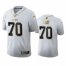 Buffalo Buffalo Bills #70 Cody Ford Mens Nike White Golden Edition Vapor Limited NFL 100 Jersey