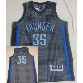 Oklahoma City Thunder #35 Kevin Durant Black Rhythm Fashion Jersey Cheap