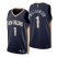 Nike New Orleans Pelicans #1 Zion Williamson Navy Mens 2021-22 NBA 75th Anniversary Diamond Swingman Jersey – Icon Edition Mens