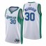 Dallas Dallas Mavericks #30 Jaquori Mclaughlin Mens Nike White 2021/22 Swingman NBA Jersey – City Edition Mens