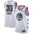 Mens Nike Golden State Warriors #30 Stephen Curry White Basketball Jordan Swingman 2019 All-Star Game Jersey
