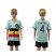 Belgium #4 Kompany Away Kid Soccer Country Jersey