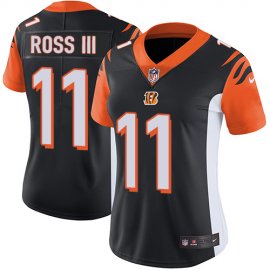 Nike Cincinnati Bengals #11 John Ross III Black Team Color Womens Stitched NFL Vapor Untouchable Limited Jersey