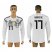 Germany #17 BOATENG Home 2018 FIFA World Cup Long Sleeve Thailand Soccer Jersey