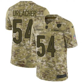 Nike Chicago Bears #54 Brian Urlacher Camo Mens Stitched NFL Limited 2018 Salute To Service Jersey