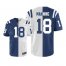 Nike Indianapolis Colts #18 Peyton Manning Royal Blue/White Mens Stitched NFL Elite Split Jersey
