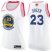 Nike Golden State Warriors #23 Draymond Green White/Pink Womens 2022 NBA Finals Swingman Fashion Jersey Womens
