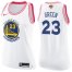 Nike Golden State Warriors #23 Draymond Green White/Pink Womens 2022 NBA Finals Swingman Fashion Jersey Womens