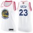Nike Golden State Warriors #23 Draymond Green White/Pink Womens 2022 NBA Finals Swingman Fashion Jersey Womens