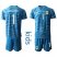 Argentina #1 Caballero Blue Goalkeeper Kid Soccer Country Jersey