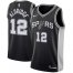 Mens Nike San Antonio Spurs #12 LaMarcus Aldridge Black NBA Swingman Jersey