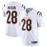 Cincinnati Cincinnati Bengals #28 Joe Mixon White Nike Vapor Limited Jersey