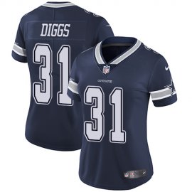Nike Dallas Cowboys #31 Trevon Diggs Navy Blue Team Color Womens Stitched NFL Vapor Untouchable Limited Jersey