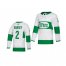 Adidas Toronto Maple Leafs #2 Ron Hainsey White 2019 St. Patricks Day Authentic Player Stitched Youth NHL Jersey
