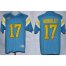 UCLA Bruins 17 Brett Hundley Blue College Football Techfit Authentic NCAA Jerseys