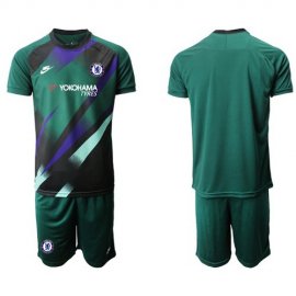 Chelsea Blank Green Goalkeeper Soccer Club Jersey